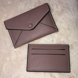 Mauve Mini Wallet and card holder